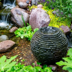 Stacked Slate Sphere - 18"