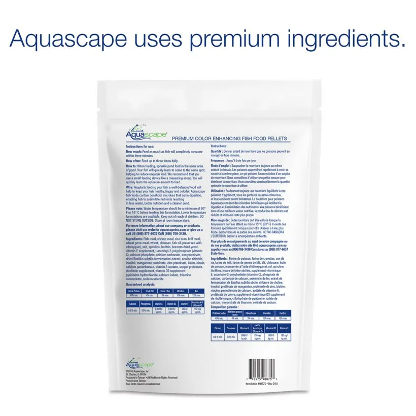 Premium Color Enhancing Fish Food Pellets - Image 2