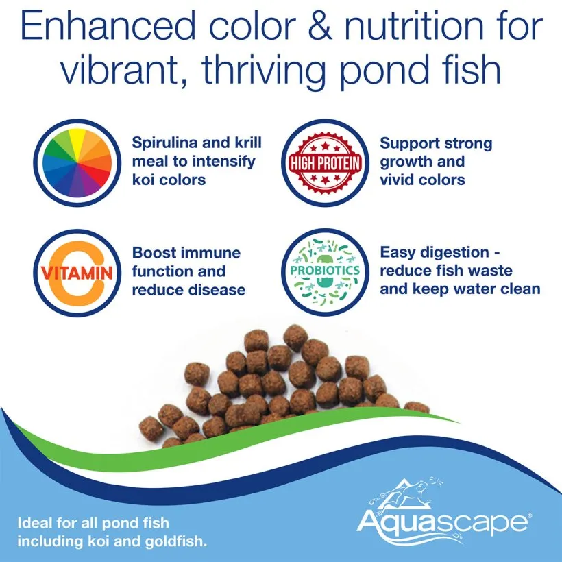 Premium Color Enhancing Fish Food Pellets - Image 3
