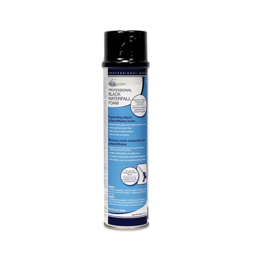 Professional Black Waterfall Foam