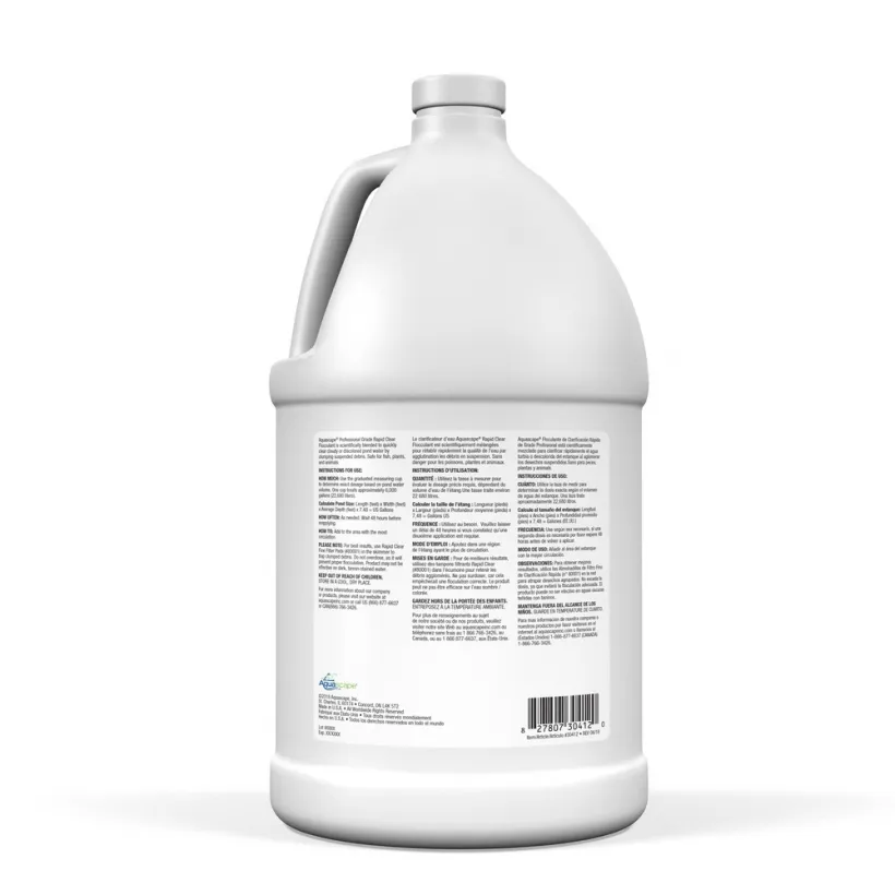 Rapid Clear Flocculant Professional Grade - 1 Gal / 3.78 L - Image 2