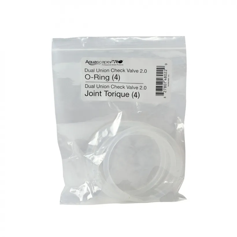 Check Valve Dual Union 2.0 - O Ring (Qty 4)