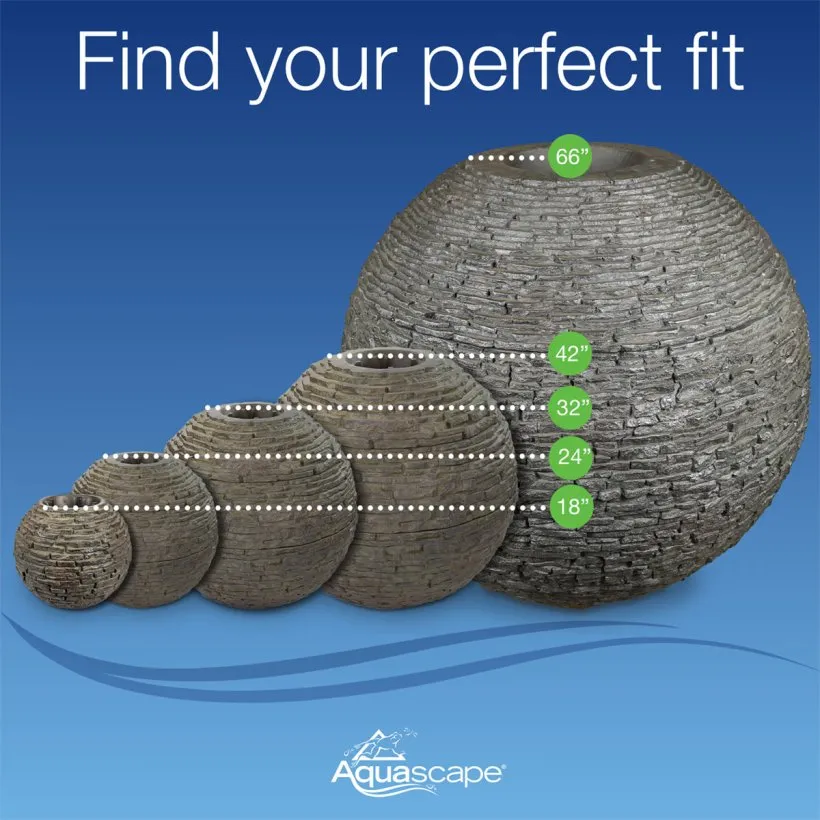 Stacked Slate Spheres Specs