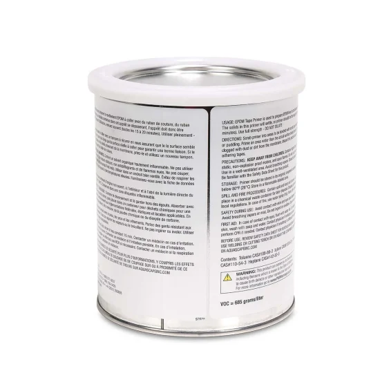 EPDM Tape Primer back label