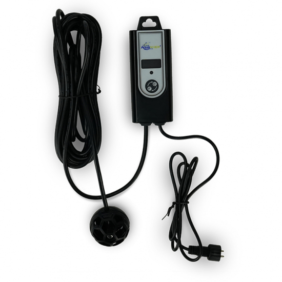 Compact Monochrome Digital Thermometer with Remote Outdoor Sensor