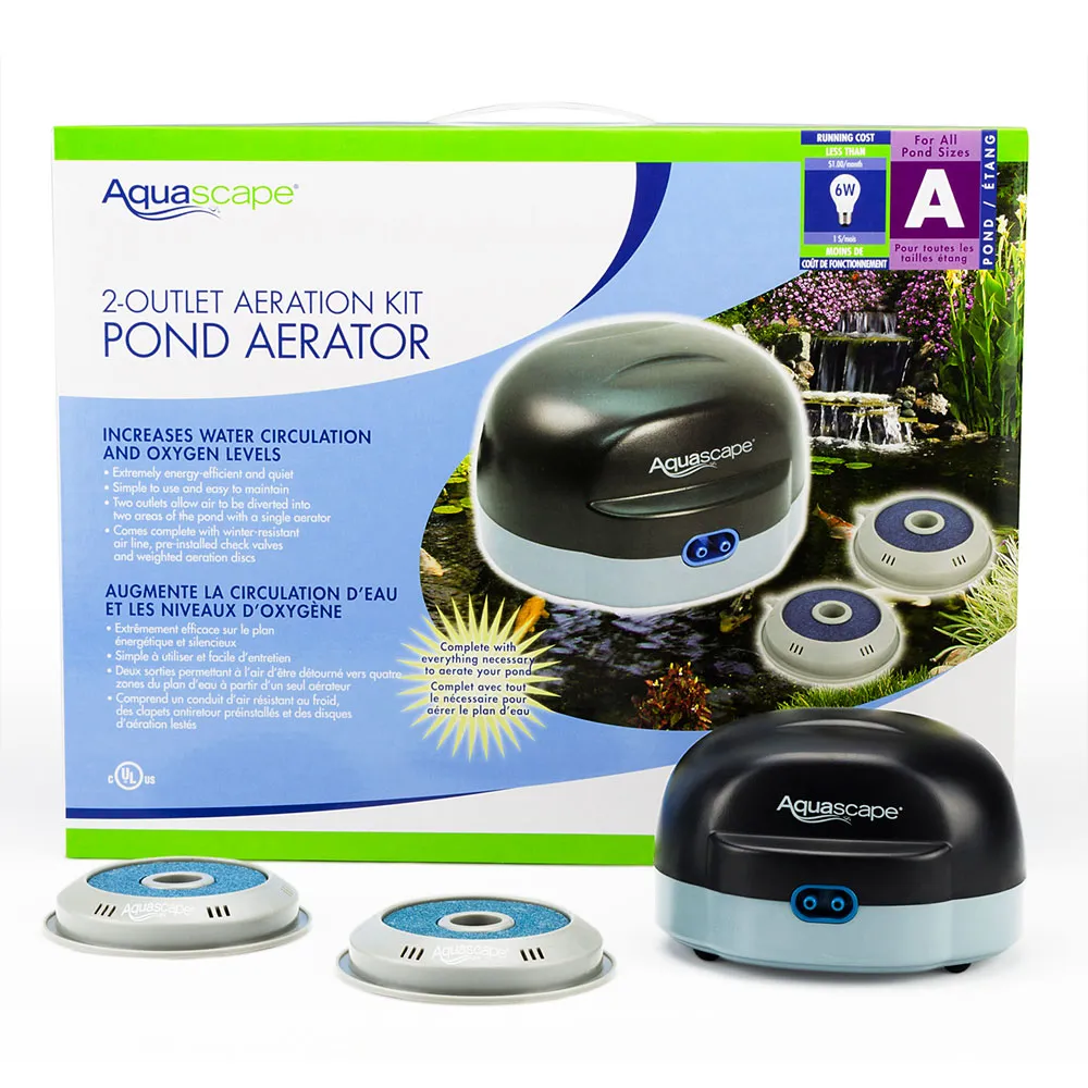 Pond Aeration Kit, 2-Outlet Aerator