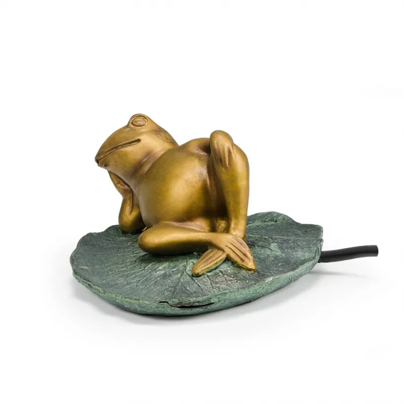 Lazy Frog on Lily Pad Spitter - Image 4