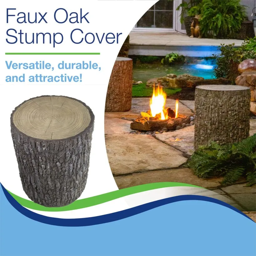 Faux Oak Stump Cover - Image 5