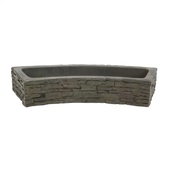 78286 Quad-Spill Curved Stacked Slate Topper