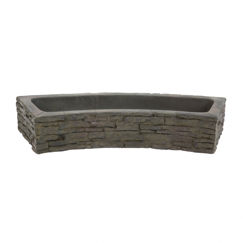78286 Quad-Spill Curved Stacked Slate Topper