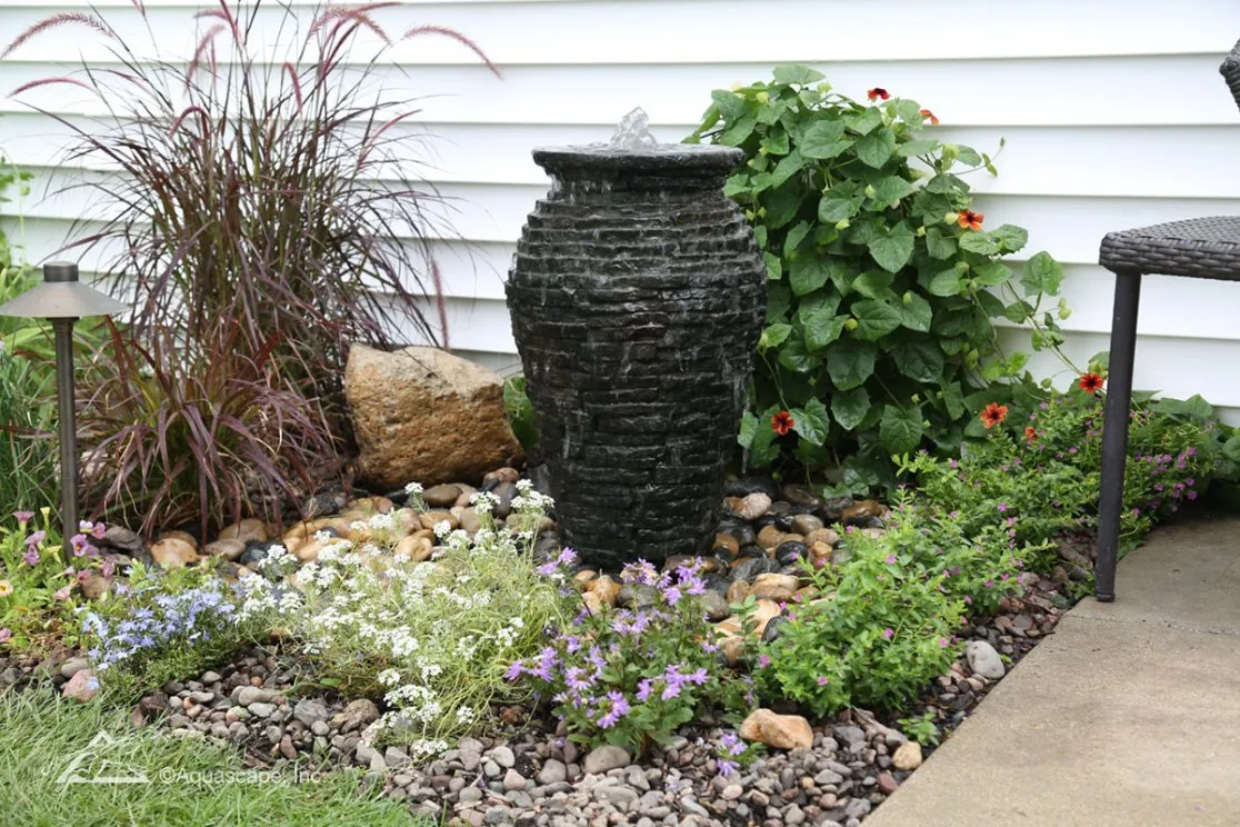 Stacked Slate Urn Fountain Kit - 24" H (61 cm) - Image 6