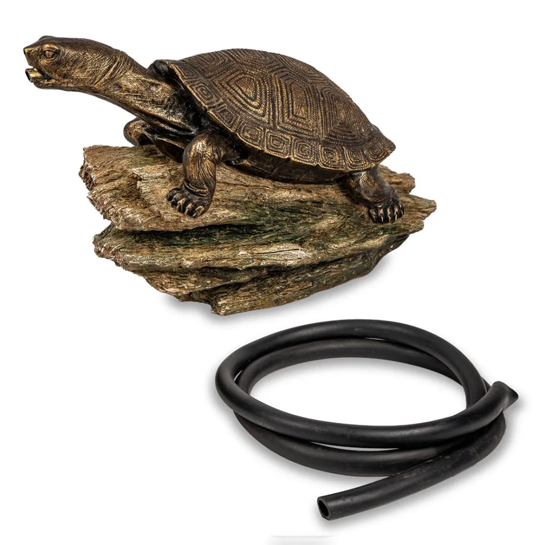 Turtle On Log Spitter - Image 6