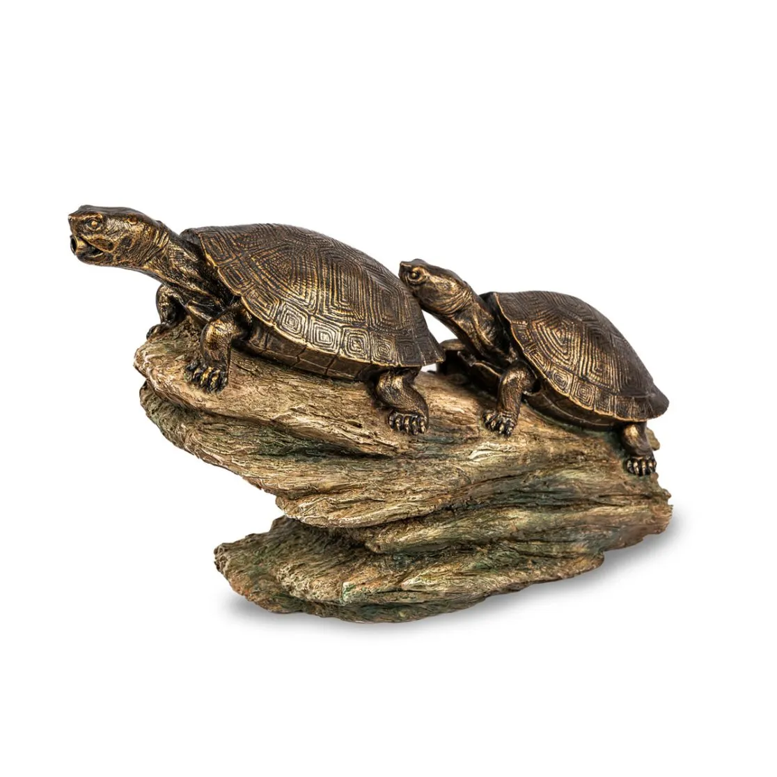 Double Turtle On Log Spitter - Aquascape, Inc.