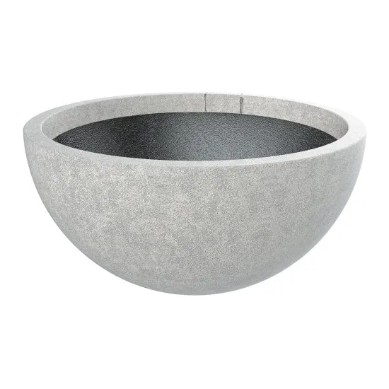 24" Fountain Bowl – Lunar Gray