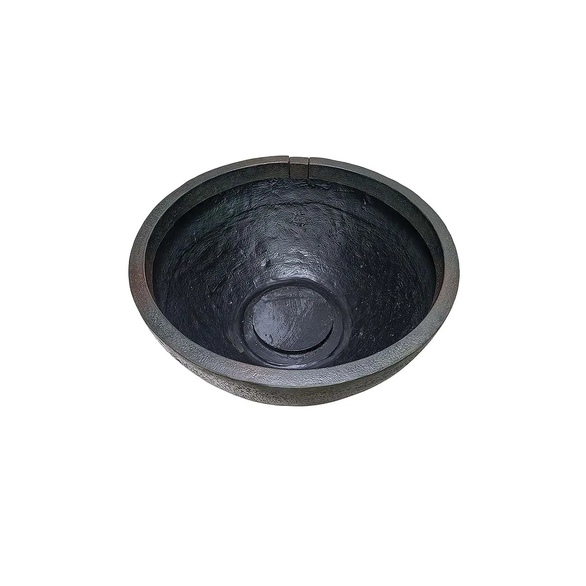 78446_Angle_Foutain Bowl 24 Green Slate Inside 24" Fountain Bowl – Green Slate