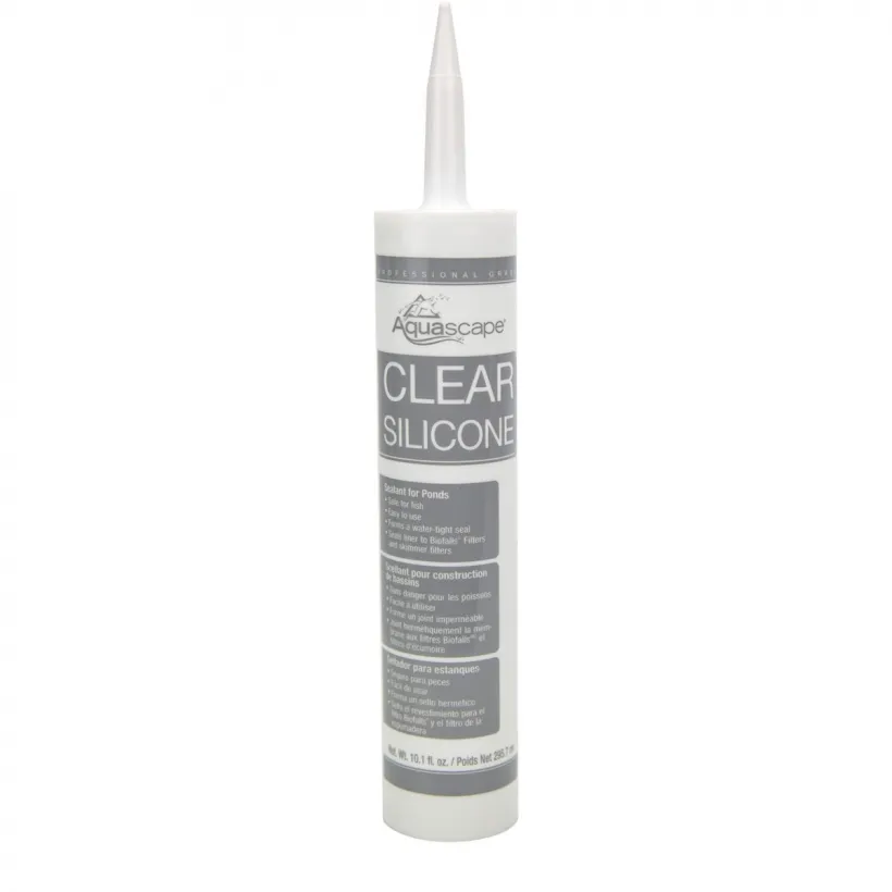Clear Silicone Sealant - 10.1 oz tube
