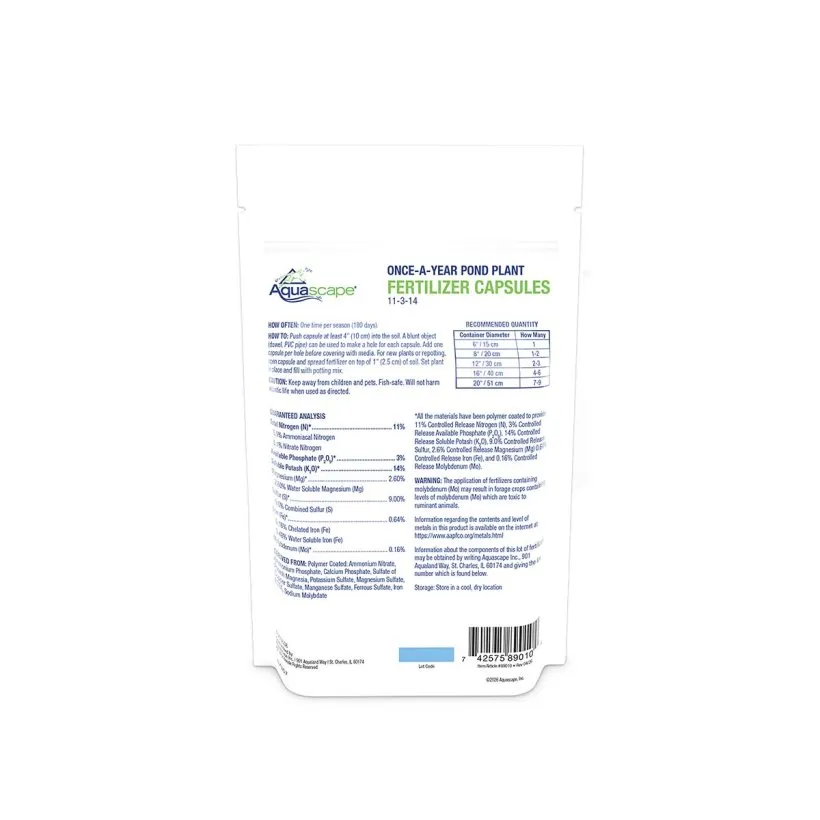 Once-A-Year Pond Plant Fertilizer Capsules - Image 5