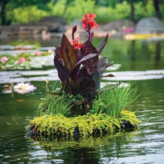 Heavy Duty Floating Island In-use
