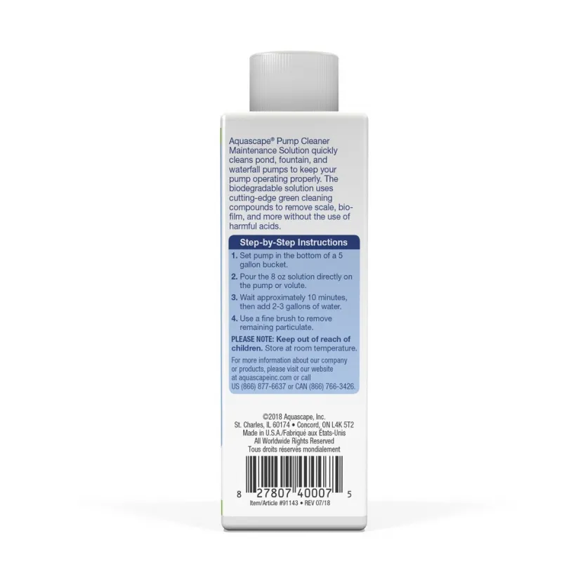 Pump Cleaner Maintenance Solution - 8 oz / 236 ml - Image 2