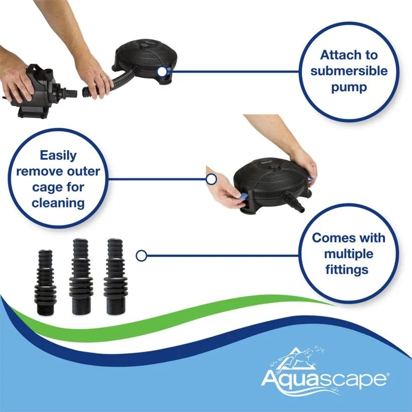 Submersible Pond Filter pump connections
