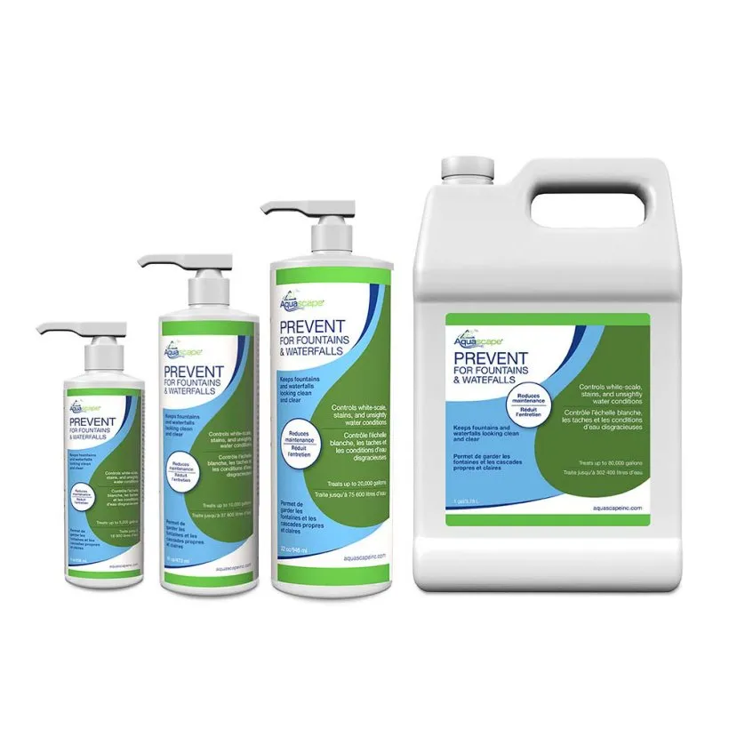 Prevent For Fountains & Waterfalls