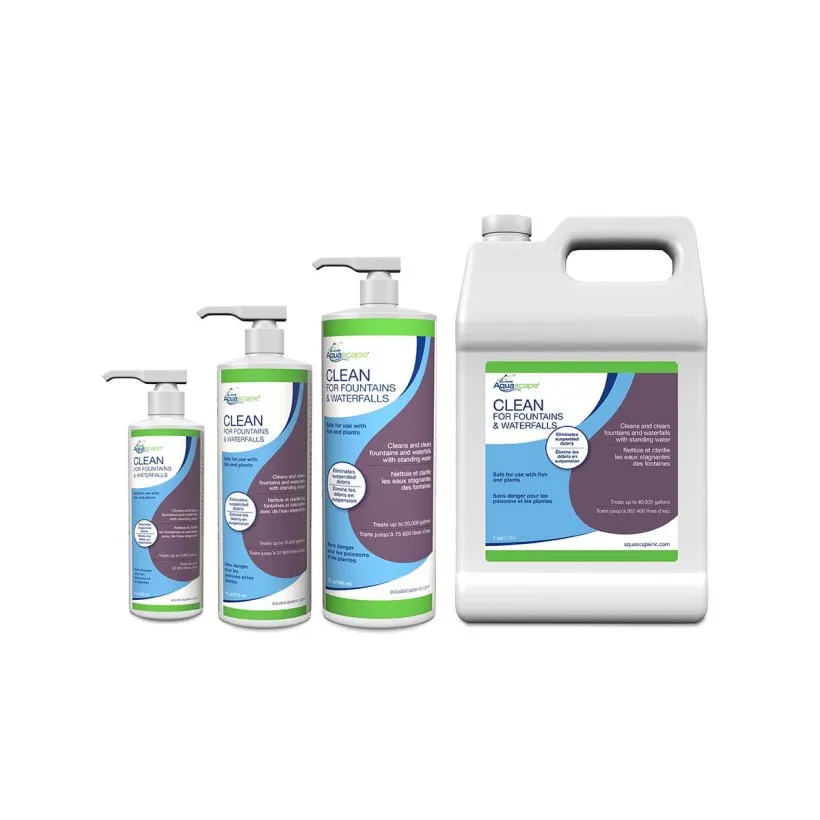 Clean for Fountains and Waterfalls