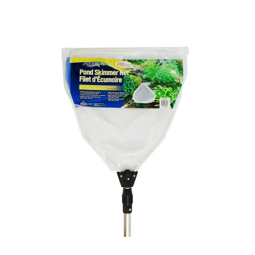 Heavy Duty Pond Skimmer Net with Extendable Handle -