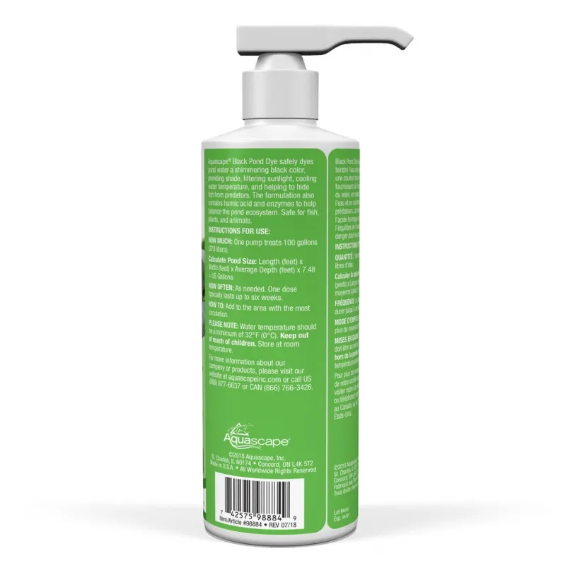 Black Pond Dye - 8 oz / 236 ml - Image 2