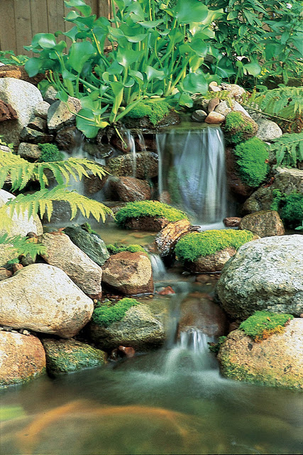 Serene and tranquil, nature's pallette provides soothing comfort with the softness of water and moss.