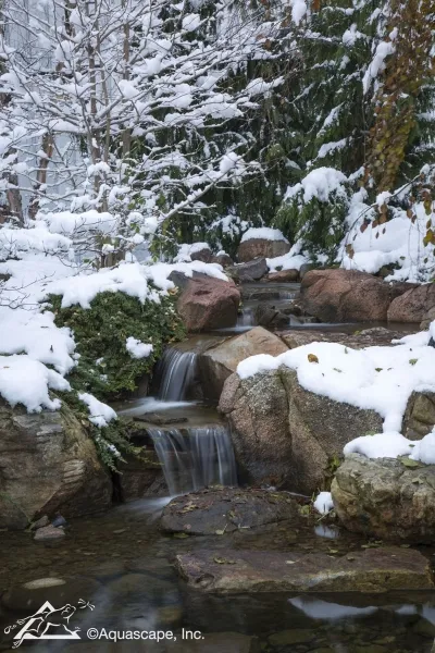 Waterfall During the Winter