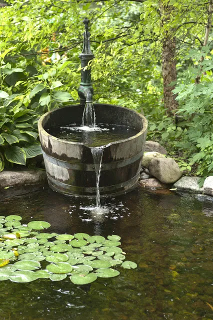 Whiskey Barrel Waterfall