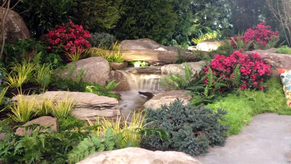 Backyard Waterfall by Arbor Ridge