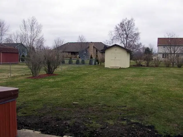 View before a water feature