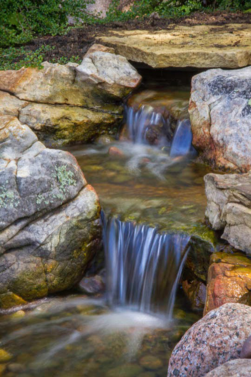 How a Pondless Waterfall Created an Outdoor Retreat