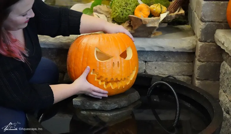 How to Make a Halloween Pumpkin Fountain