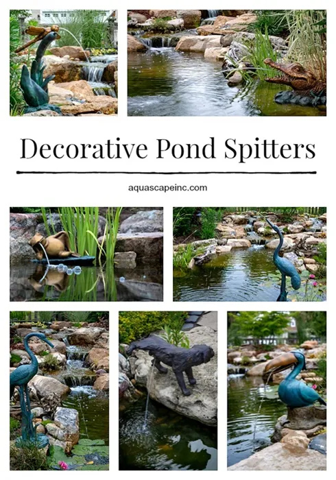 Decorative Pond Spitters by Aquascape