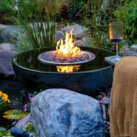 fire and water features