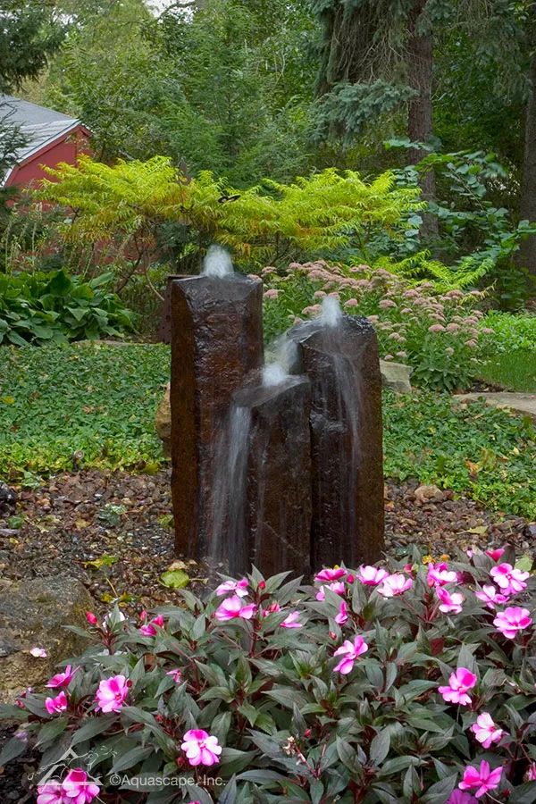 A fountainscape may be the perfect option for you when choosing the perfect water feature for your yard!