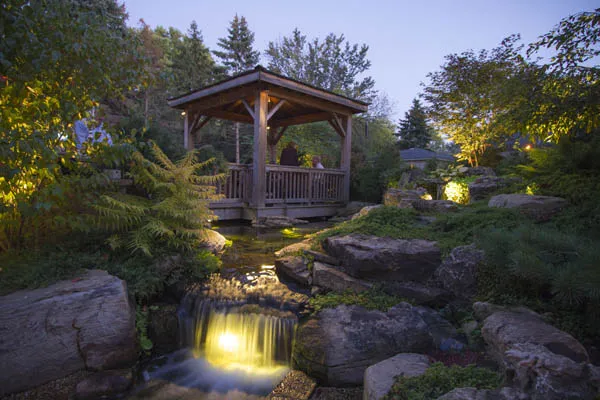 Garden Lighting at Night