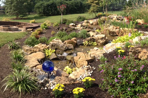 Backyard Waterfall by H2O Designs