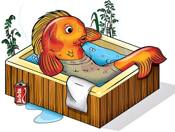 Hot Fish Cartoon