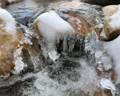 Aquascape waterfall in Utah