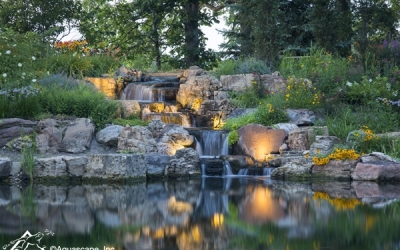 Aquascape Pond and Waterfall at McCannon Farm