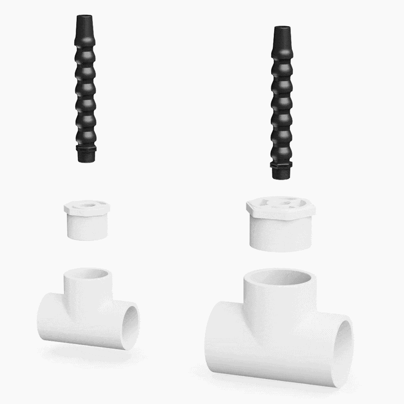 2" and 3" Jet System - exploded view (48057, 48058)