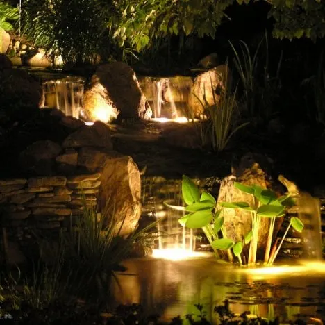 Pond and Waterfall Lights