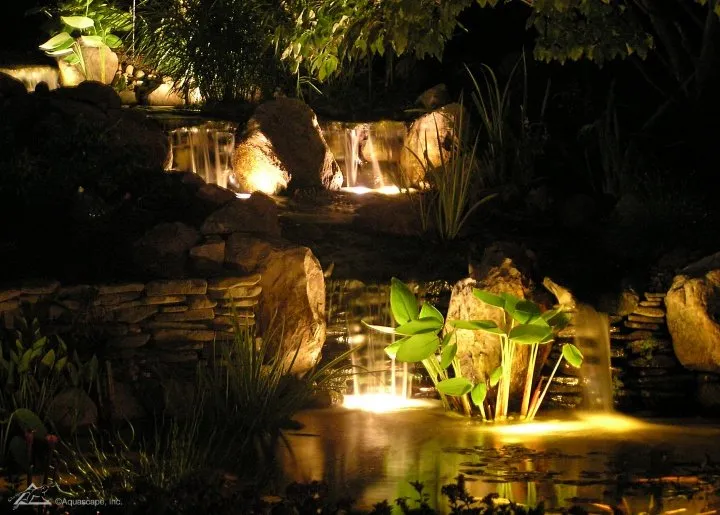 Pond and Waterfall Lights