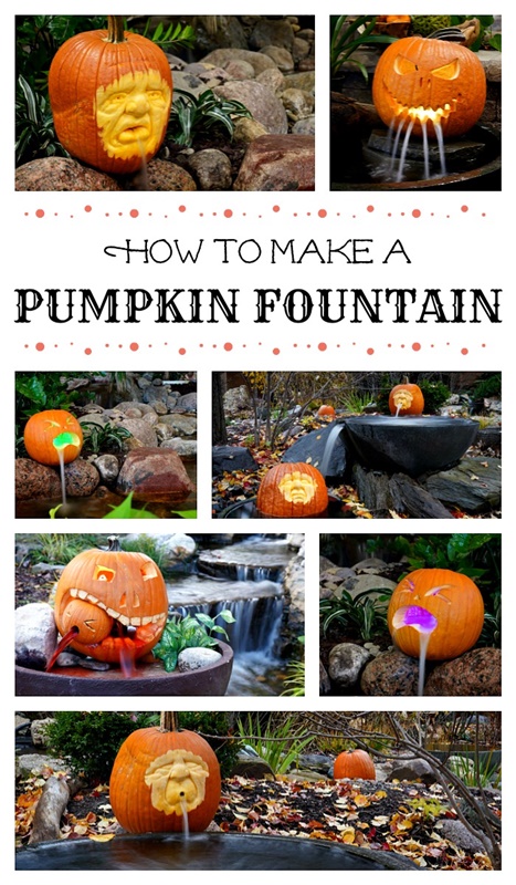 How to Make a Pumpkin Fountain