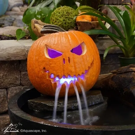 Jack-0-Lantern Fountain