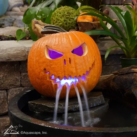 Jack-0-Lantern Fountain