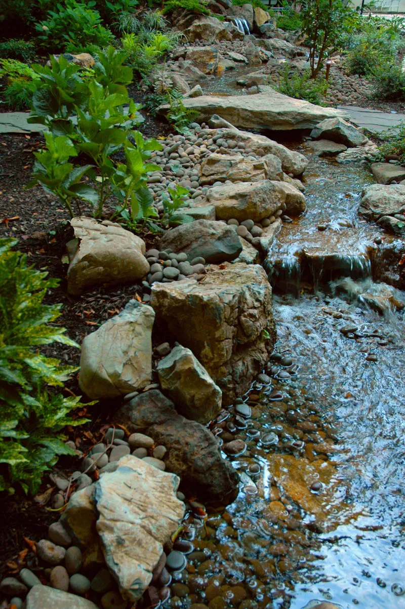 Landscape Edging. Create a Rocky Shoreline.